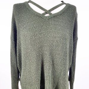 Maurices Green Knitted Sweater,